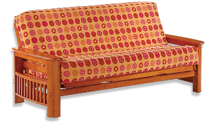 Wooden Loveseatt futon