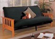 wood and metal futon